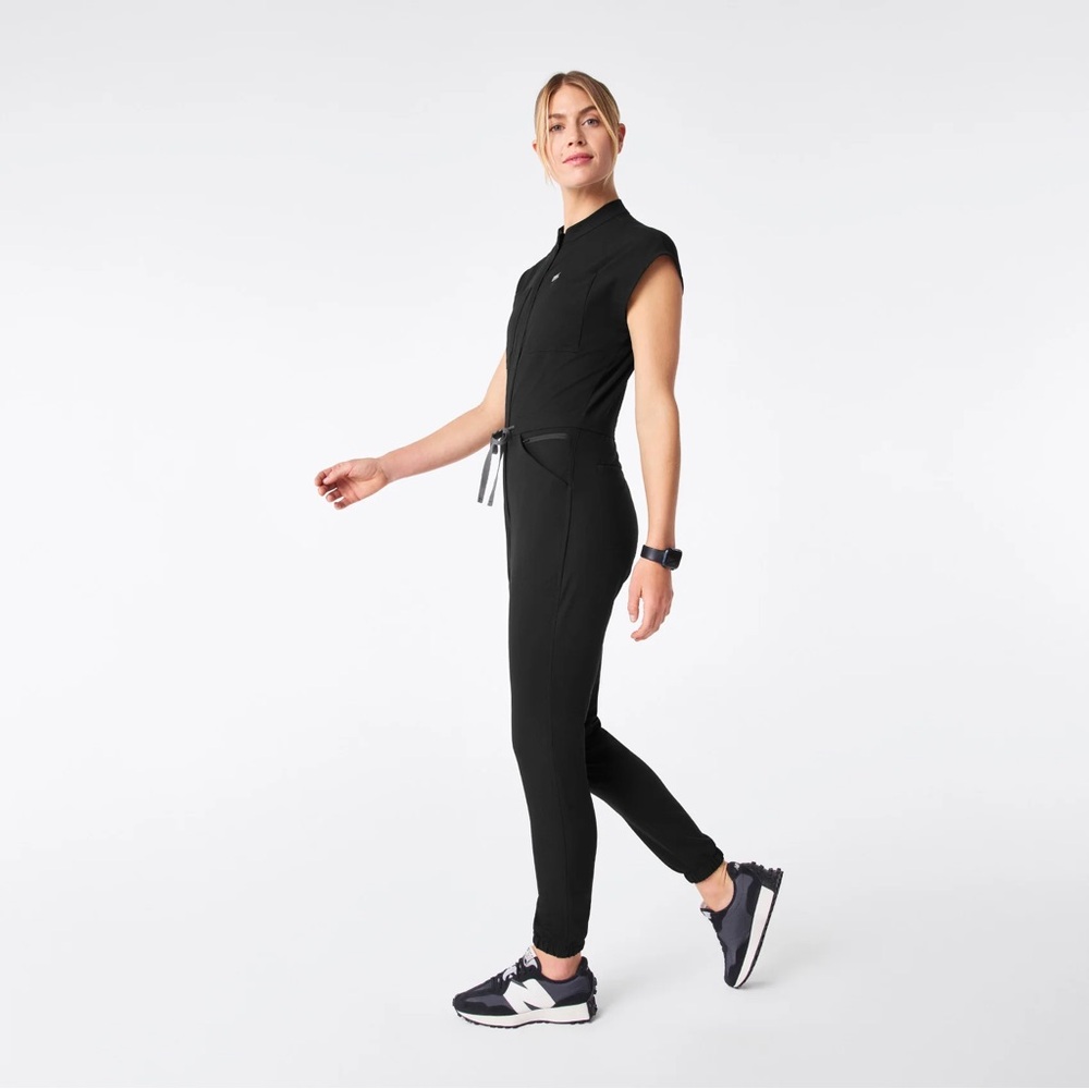 Figs Black Utility Jumpsuit (Regular) - Picture 3 of 9